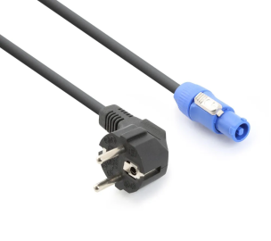 Кабель вилка-powercon 3х1.5, 3м