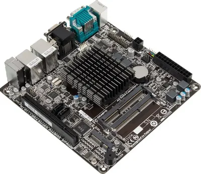 Материнская плата GigaByte GA-J1900N-D3V (Celeron J1900  SoC onboard) (RTL) Dsub+DVI 2xGbLAN SATA  Mini-ITX 2DDR-III (После ремонта)