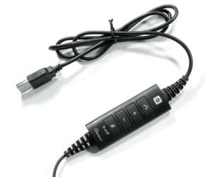 Кабель-адаптер Accutone AUC QD-USB регулятор громкости, кнопка отключения микрофона