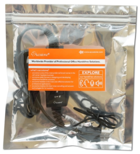 Кабель-адаптер Accutone AUC QD-USB регулятор громкости, кнопка отключения микрофона