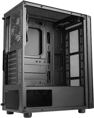 Корпус ATX AZZA Spectra, Midi-Tower, без БП, черный [csaz-280b spectra]