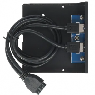 Крепление на лицевую панель корпуса 3.5" Orient <C090> USB3.0 2-port Front Panel