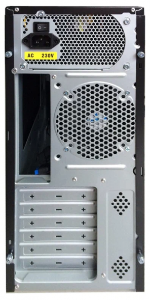 Корпус Miditower Powerman &amp;lt; BA833BK &amp;gt; ATX 600W USB 3.0 х 2, (24+2x4+2x6 / 8пин)