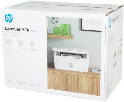 МФУ лазерный HP LaserJet M141a черно-белая печать, A4
