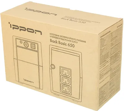 ИБП Ippon Back Basic 650, 650ВA