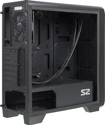 Корпус ATX Zalman S2, Midi-Tower, без БП, черный [s2 black]