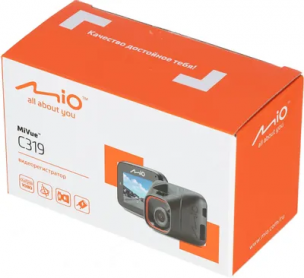 Видеорегистратор Mio MiVue C319 черный 2Mpix 1080x1920 1080p 130гр. STK2720