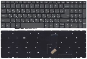 Клавиатура для ноутбука Lenovo IdeaPad 320-15ABR, 320-15IAP,320-15AST, 320-15IKB, 320-15ISK, 330-15ARR, 330-15AST, 330-15IKB , без рамки