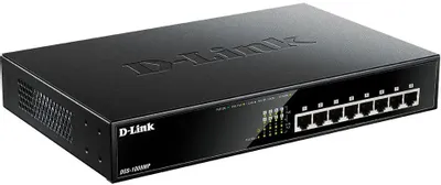 Коммутатор D-Link &amp;lt;DGS-1008MP&amp;gt; Неуправляемый (8UTP 10/100/1000Mbps PoE)