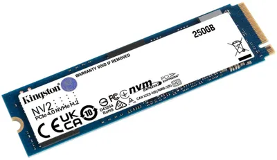SSD накопитель Kingston NV2 SNV2S/250G 250ГБ, M.2 2280, PCIe 4.0 x4, NVMe, M.2