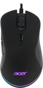 Мышь Acer OMW190, игровая, оптическая, проводная, USB, черный [zl.mceee.00t]