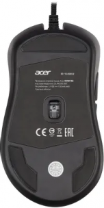 Мышь Acer OMW190, игровая, оптическая, проводная, USB, черный [zl.mceee.00t]