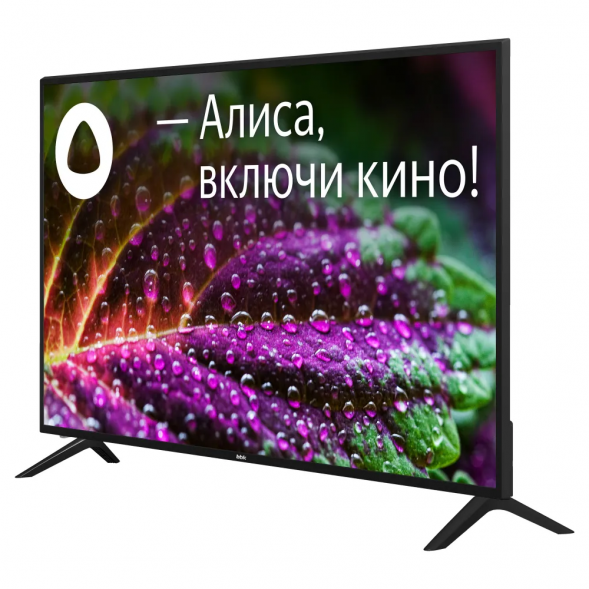 55&amp;quot; Телевизор BBK 55LEX-9201/UTS2C (B), 4K Ultra HD, черный, СМАРТ ТВ, YaOS