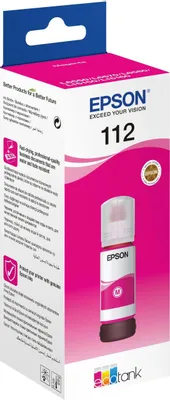 Контейнер с чернилами 112 (Magenta,70 мл) Epson (C13T06C34A)