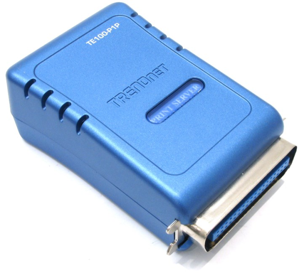 Принт-сервер TRENDnet &amp;lt;TE100-P1P&amp;gt; Mini Print Server (1LPT, 1UTP, 10/100Mbps)