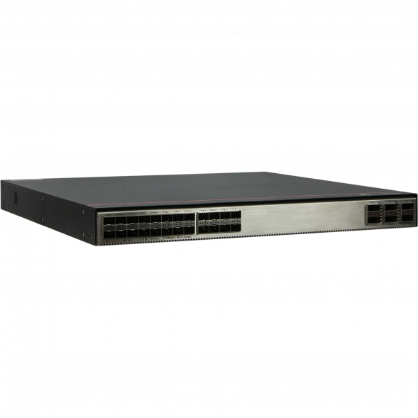 Коммутатор Huawei S6330-H24X6C (24*10GE SFP+ ports, 6*40GE QSFP28 ports, optional license for upgrade to 6*100GE QSFP28, without power module)
