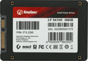 SSD накопитель 256 Gb SATA 6Gb/s SSD Kingspec &lt;P3-256&gt; 2.5&quot;