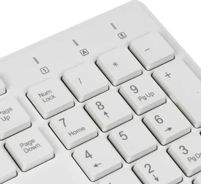 Клавиатура Oklick 500M, USB, белый [1061586]