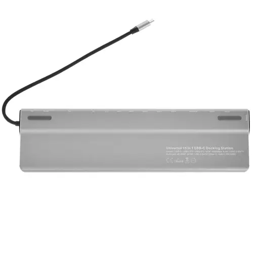 Док-станция VCOM CU4703 серебристый