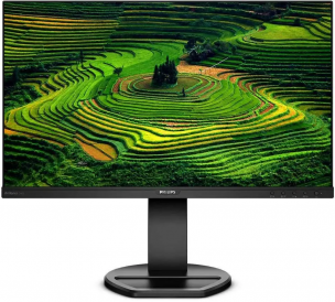 Монитор 23.8" PHILIPS 241B8QJEB/00 Black с пов. экрана (1920x1080, IPS, 75Hz, 5 ms, 250cd/m, 50M:1, DVI, HDMI, DisplayPort)