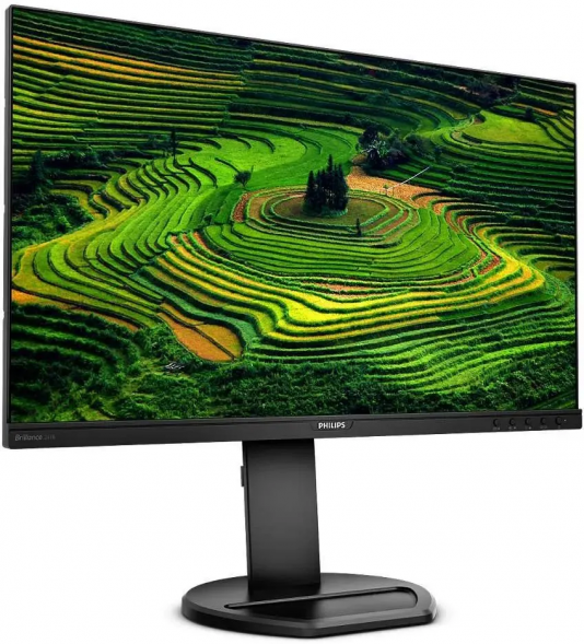 Монитор 23.8&amp;quot; PHILIPS 241B8QJEB/00 Black с пов. экрана (1920x1080, IPS, 75Hz, 5 ms, 250cd/m, 50M:1, DVI, HDMI, DisplayPort)