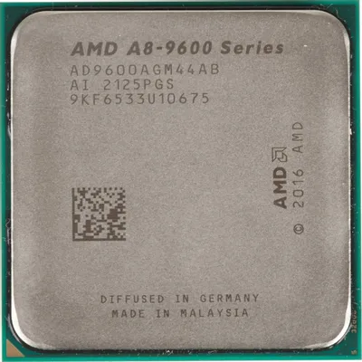 Процессор AMD A8 9600 (AD9600AG) 3.1 GHz/4core/SVGA RADEON R7/ 2 Mb/65W Socket AM4