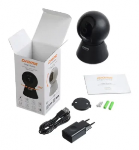 Камера видеонаблюдения IP Digma DiVision 401, 1080p, 2.8 мм, черный dv401
