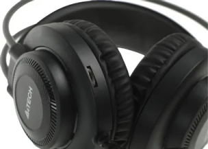 Гарнитура A4TECH Fstyler FH200i, для компьютера, накладные, проводные, серый [fh200i grey]