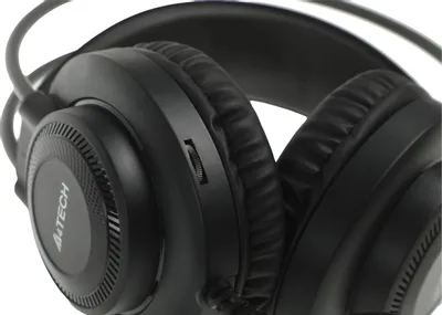 Гарнитура A4TECH Fstyler FH200i, для компьютера, накладные, проводные, серый [fh200i grey]