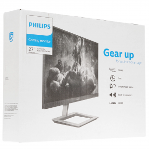 Монитор 27" PHILIPS 272E1GAJ/00 черный (1920x1080, VA, 144Hz, 1ms, 350cd, 4000:1, HDMI, DisplayPort, Speakers)