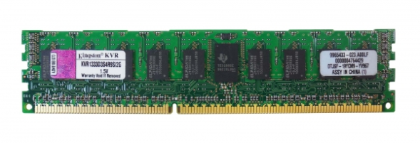 Оперативная память Kingston ValueRAM &amp;lt;KVR1333D3S4R9S/2G&amp;gt; DDR-III DIMM 2Gb &amp;lt;PC3-10600&amp;gt;  ECC Registered with Parity CL9