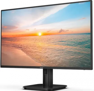 Монитор 23.8"  PHILIPS 24E1N1100A черный (1920x1080, 100Hz, IPS, 1ms, 250cd, 1300:1, HDMI, DisplayPort, Speakers)