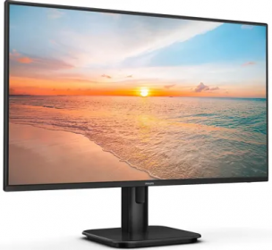 Монитор 23.8"  PHILIPS 24E1N1100A черный (1920x1080, 100Hz, IPS, 1ms, 250cd, 1300:1, HDMI, DisplayPort, Speakers)