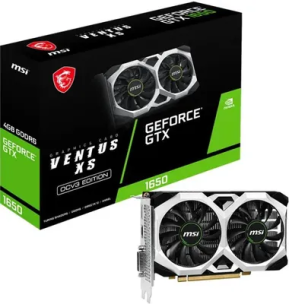 Видеокарта MSI NVIDIA GeForce GTX 1650 GTX 1650 D6 VENTUS XS OCV3 4ГБ Ventus XS, GDDR6, OC, Ret