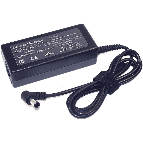 Блок питания для монитора и телевизора LCD 19V 3.42A 65W 6.5x4.4мм