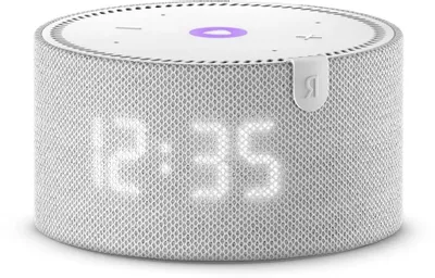 Портативная колонка Яндекс.Станция Мини` обновленная версия с часами. Цвет: серый. YNDX00020GMM