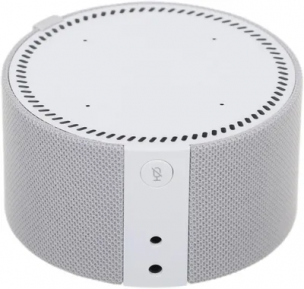 Портативная колонка Яндекс.Станция Мини` обновленная версия с часами. Цвет: серый. YNDX00020GMM