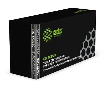 Картридж Cactus CS-TK-3130 для Kyocera Mita FS 4200/4300/4200DN/ 4300DN/M3550idn Ecosys/60idn (25000стр.)