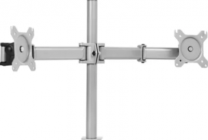 Кронштейн для мониторов Cactus CS-VM-D29-AL, до 27", до 8кг, настольный, поворот и наклон