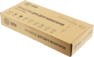 Кронштейн для мониторов Cactus CS-VM-D29-AL, до 27", до 8кг, настольный, поворот и наклон