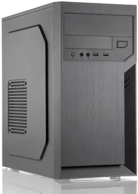 Корпус MiniTower Case Foxline FL-702, mATX, 1x5.25EXT, 1x3.5EXT, 2x3.5INT, 2xUSB2.0, HDA, w/o FAN, w/450W ATX PSU, w/1.2m EU pwr cord