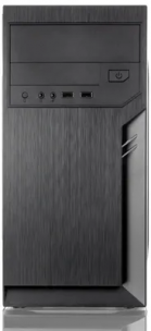 Корпус MiniTower Case Foxline FL-702, mATX, 1x5.25EXT, 1x3.5EXT, 2x3.5INT, 2xUSB2.0, HDA, w/o FAN, w/450W ATX PSU, w/1.2m EU pwr cord