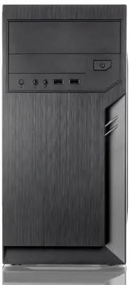 Корпус MiniTower Case Foxline FL-702, mATX, 1x5.25EXT, 1x3.5EXT, 2x3.5INT, 2xUSB2.0, HDA, w/o FAN, w/450W ATX PSU, w/1.2m EU pwr cord