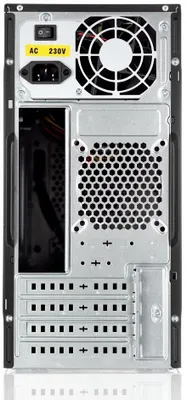 Корпус MiniTower Case Foxline FL-702, mATX, 1x5.25EXT, 1x3.5EXT, 2x3.5INT, 2xUSB2.0, HDA, w/o FAN, w/450W ATX PSU, w/1.2m EU pwr cord