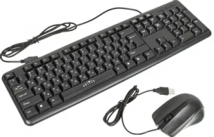 Комплект (клавиатура+мышь) Oklick 600M, USB, проводной [337142]