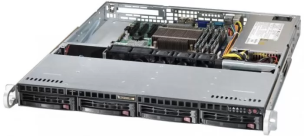 Сервер SuperMicro SYS-5019S-M [LGA1151, C236, 4xDDR4, 4x3.5&amp;quot; HS, 2x1GLAN,  1(из1)x350W,1U]