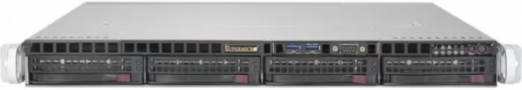 Сервер SuperMicro SYS-5019S-M [LGA1151, C236, 4xDDR4, 4x3.5&amp;quot; HS, 2x1GLAN,  1(из1)x350W,1U]