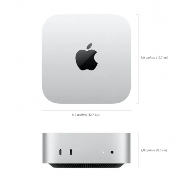 Apple Мини-ПК Mac mini M4 Pro 2024 48GB RAM, 1TB SSD (Apple M4 Pro (12C CPU, 16C GPU), RAM 48 ГБ, SSD 1024 ГБ, Apple M4 Pro, macOS), Z1JV000LQ, Z1JV00