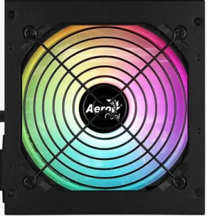 Блок питания 650W Aerocool KCAS PLUS GOLD &lt;KCAS PLUS 650G&gt; ARGB 80+ gold 24+2x(4+4) pin APFC 120mm fan 6xSATA RTL
