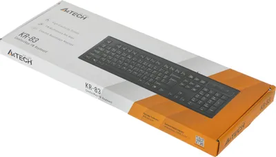 Клавиатура A4TECH KR-83, USB [kr-83 black]